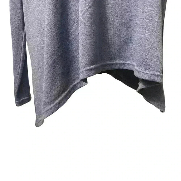 Jones New York cowl neck in slate blue long sleeve top women’s size large - Picture 4 of 8